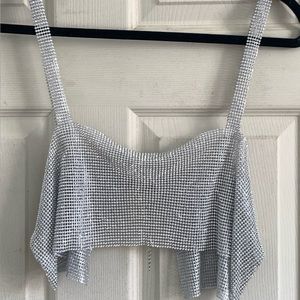 H&M rhinestone top